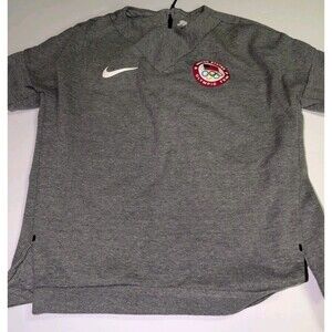 Nike Team USA United States Olympic Team Gray Half-Zip Pullover Jacket Size M